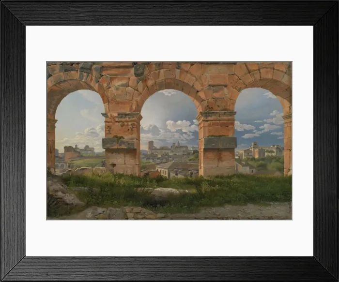 Framed Print : View through Three Arches of the Third Storey of the Colosseum, 1815. Artist: Eckersberg, Christoffer-Wilhelm (1783-1853) Framed Print : View through Three Arches of the Third Storey of the Colosseum, 1815. Artist: Eckersberg, Christoffer-Wilhelm (1783-1853)