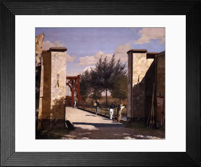 Framed Print : The North Gate of the Citadel, 1834. Artist: Kobke, Christen Schiellerup (1810-1848) Framed Print : The North Gate of the Citadel, 1834. Artist: Kobke, Christen Schiellerup (1810-1848)