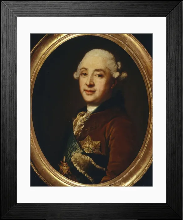 Framed Print : Portrait of Vice-Chancellor Prince Alexander Mikhaylovich Golitsyn (1723-1807), 1764. Artist: Erichsen, Vigilius (1722-1782) Framed Print : Portrait of Vice-Chancellor Prince Alexander Mikhaylovich Golitsyn (1723-1807), 1764. Artist: Erichsen, Vigilius (1722-1782)