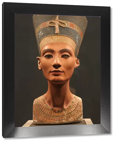 The Nefertiti Bust, ca 1350 BC. Artist: Ancient Egypt
