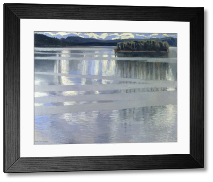 Framed Print : Lake Keitele, 1905. Artist: Gallen-Kallela, Akseli (1865-1931) Framed Print : Lake Keitele, 1905. Artist: Gallen-Kallela, Akseli (1865-1931)