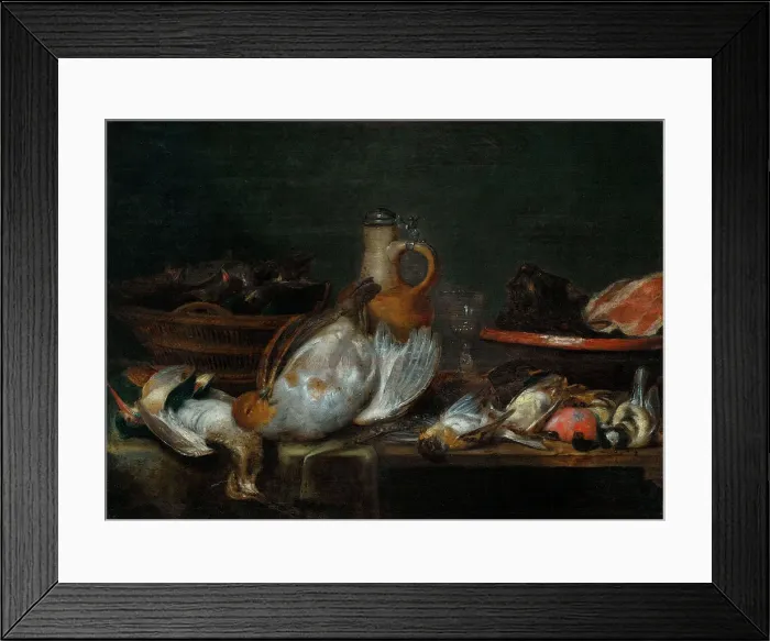 Framed Print : Still life, Early 17th cen Artist: Adriaenssen, Alexander (1587-1661) Framed Print : Still life, Early 17th cen Artist: Adriaenssen, Alexander (1587-1661)