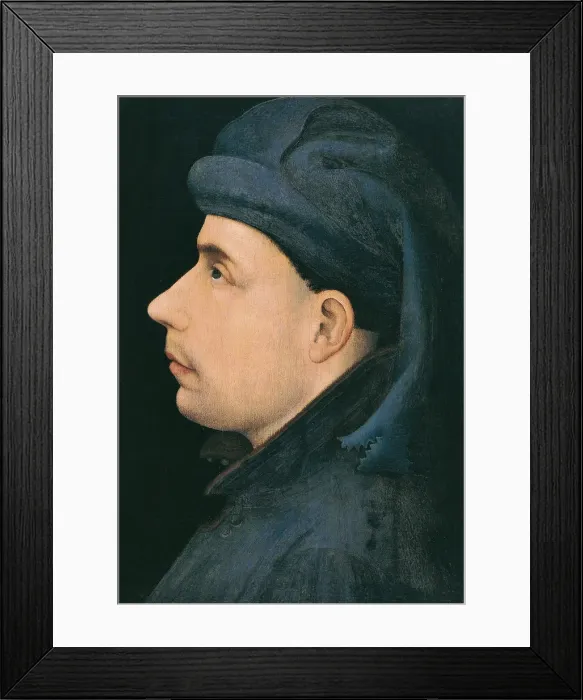 Framed Print : Portrait of Wenceslaus I, Duke of Luxembourg, ca. 1400-1415. Artist: Anonymous Framed Print : Portrait of Wenceslaus I, Duke of Luxembourg, ca. 1400-1415. Artist: Anonymous