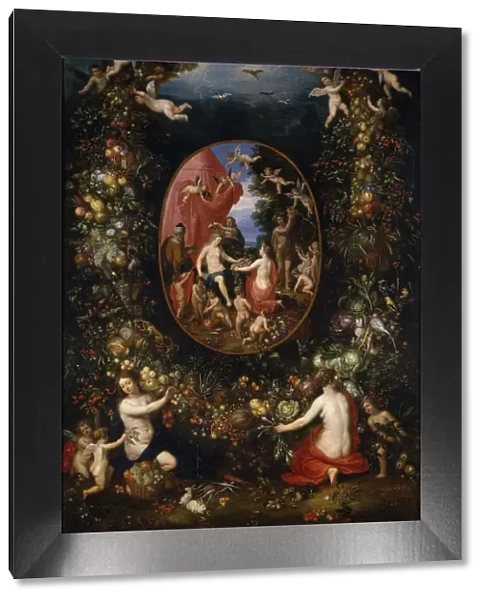 Cybele and Seasons, before 1618. Artist: Balen, Hendrik I, van (1575-1632)