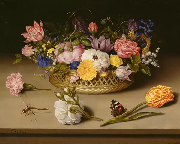 Still Life with flowers, 1614. Artist: Bosschaert, Ambrosius, the Elder (1573-1621)