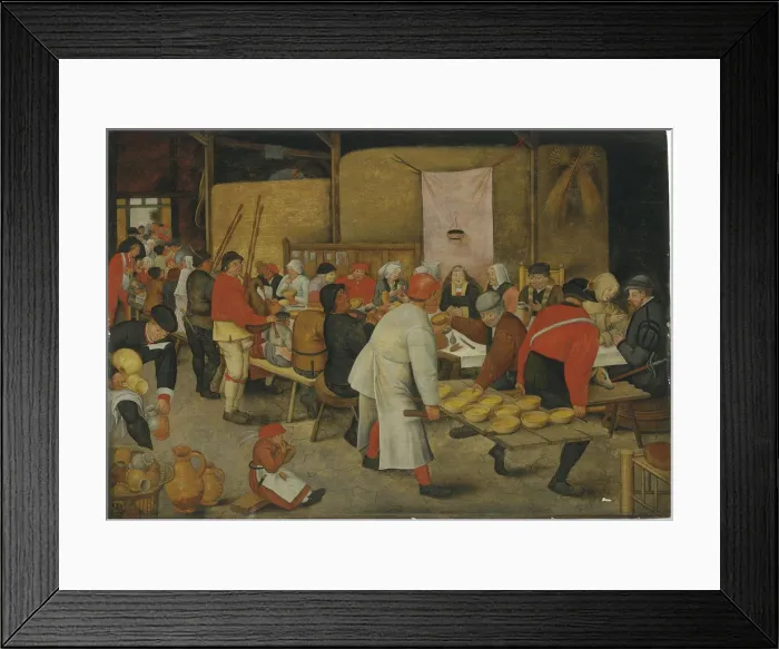 Framed Print : The Wedding Feast. Artist: Brueghel, Pieter, the Younger (1564-1638) Framed Print : The Wedding Feast. Artist: Brueghel, Pieter, the Younger (1564-1638)