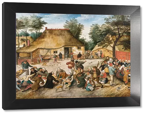 The Peasant Wedding. Artist: Brueghel, Pieter, the Younger (1564-1638)