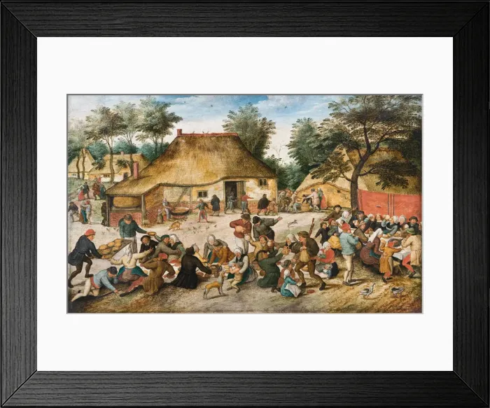 Framed Print : The Peasant Wedding. Artist: Brueghel, Pieter, the Younger (1564-1638) Framed Print : The Peasant Wedding. Artist: Brueghel, Pieter, the Younger (1564-1638)