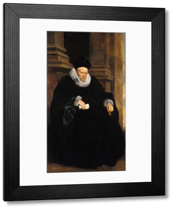 Framed Print : Portrait of a Genovese Gentleman, c. 1621. Artist: Dyck, Sir Anthonis, van (1599-1641) Framed Print : Portrait of a Genovese Gentleman, c. 1621. Artist: Dyck, Sir Anthonis, van (1599-1641)