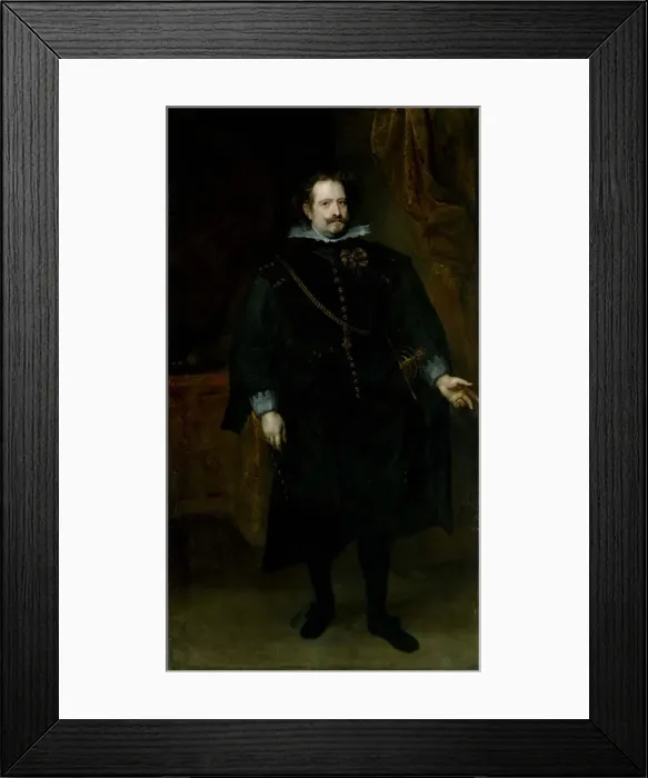 Framed Print : Diego Felipe de Guzman, Marquis of Leganes, ca 1634. Artist: Dyck, Sir Anthonis, van (1599-1641) Framed Print : Diego Felipe de Guzman, Marquis of Leganes, ca 1634. Artist: Dyck, Sir Anthonis, van (1599-1641)
