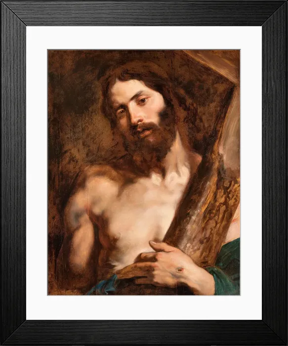 Framed Print : Christ Carrying the Cross, First third of 17th cen Artist: Dyck, Sir Anthonis, van (1599-1641) Framed Print : Christ Carrying the Cross, First third of 17th cen Artist: Dyck, Sir Anthonis, van (1599-1641)