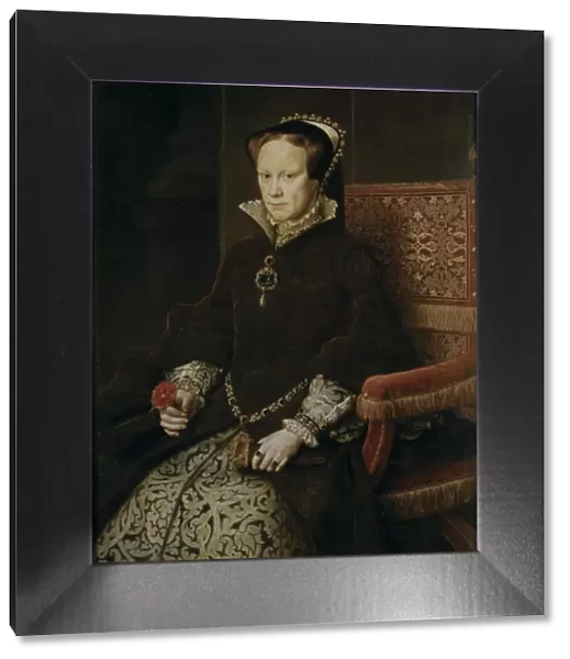 Portrait of Mary I of England, 1554. Artist: Mor, Antonis (Anthonis) (c. 1517-1577)