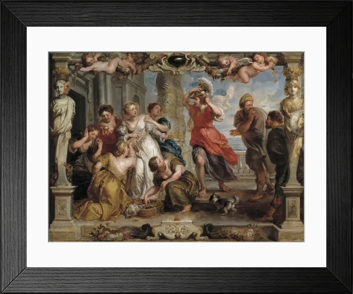 Framed Print : Achilles Discovered by Ulysses Among the Daughters of Lycomedes at Skyros, 1630-1635. Artist: Rubens, Pieter Paul (1577-1640) Framed Print : Achilles Discovered by Ulysses Among the Daughters of Lycomedes at Skyros, 1630-1635. Artist: Rubens, Pieter Paul (1577-1640)