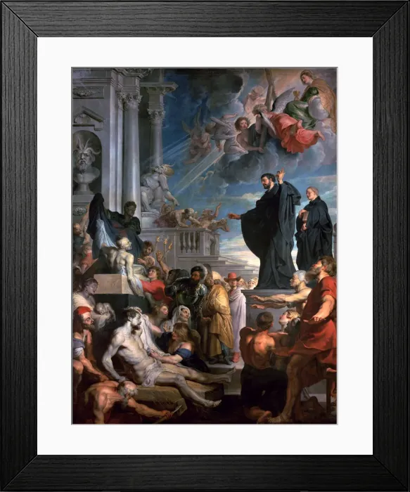 Framed Print : The miracles of Saint Francis Xavier, 1617-1618. Artist: Rubens, Pieter Paul (1577-1640) Framed Print : The miracles of Saint Francis Xavier, 1617-1618. Artist: Rubens, Pieter Paul (1577-1640)