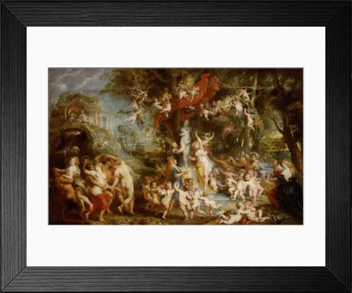 Framed Print : The Feast of Venus (The festival of Venus Verticordia), 1636-1637. Artist: Rubens, Pieter Paul (1577-1640) Framed Print : The Feast of Venus (The festival of Venus Verticordia), 1636-1637. Artist: Rubens, Pieter Paul (1577-1640)