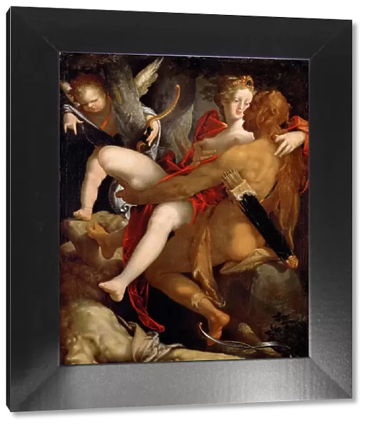 Heracles, Deianira and Nessus, ca 1580-1582. Artist: Spranger, Bartholomeus (1546-1611)