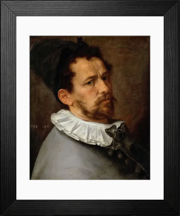 Framed Print : Self-Portrait, ca 1580-1585. Artist: Spranger, Bartholomeus (1546-1611) Framed Print : Self-Portrait, ca 1580-1585. Artist: Spranger, Bartholomeus (1546-1611)