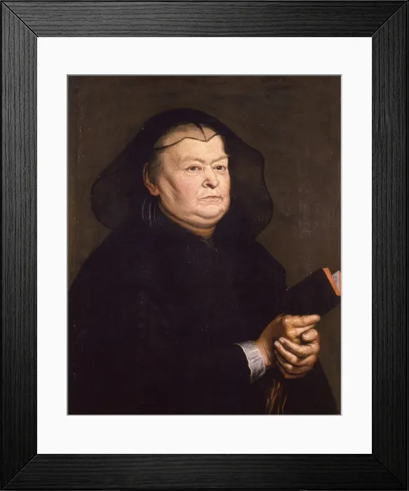 Framed Print : Portrait of a Widow, 1630-1640. Artist: Sustermans, Justus (Giusto) (1597-1681) Framed Print : Portrait of a Widow, 1630-1640. Artist: Sustermans, Justus (Giusto) (1597-1681)