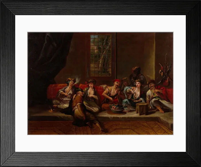 Framed Print : Marines of the Ottoman Navy, 1730s. Artist: Vanmour (Van Mour), Jean-Baptiste, (School) Framed Print : Marines of the Ottoman Navy, 1730s. Artist: Vanmour (Van Mour), Jean-Baptiste, (School)
