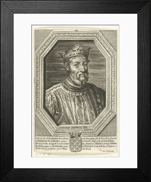 Framed Print : Louis XIV, King of France, called d Outremer. Artist: Bailliu, Pieter de, the Elder (1613-1660) Framed Print : Louis XIV, King of France, called d Outremer. Artist: Bailliu, Pieter de, the Elder (1613-1660)