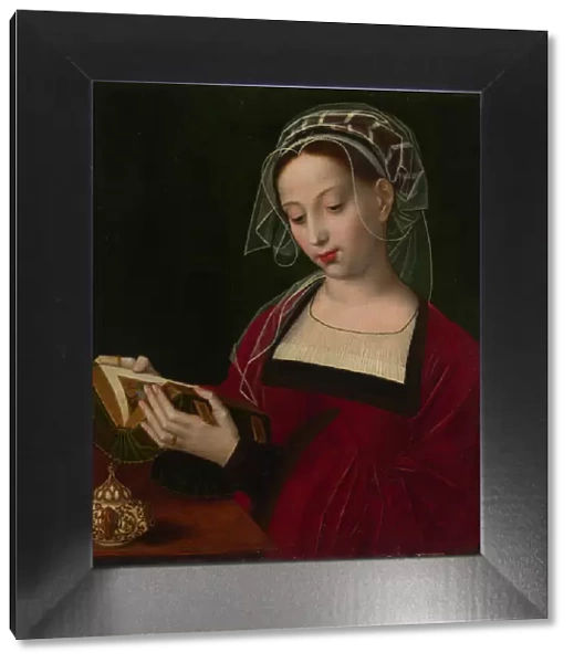 Mary Magdalene Reading, c. 1525. Artist: Benson, Ambrosius (1495-1550)