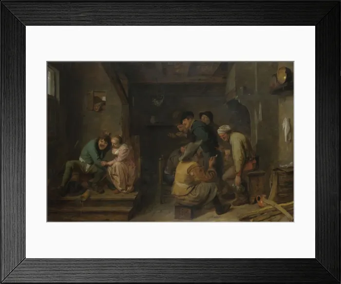 Framed Print : Tavern Scene, c. 1635. Artist: Brouwer, Adriaen (c. 1605-1638) Framed Print : Tavern Scene, c. 1635. Artist: Brouwer, Adriaen (c. 1605-1638)