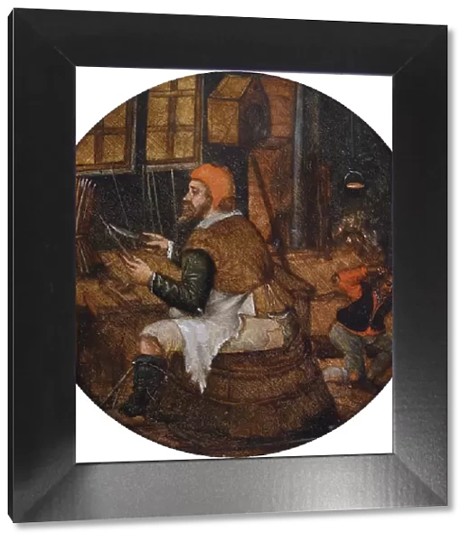 Arrow Maker. Artist: Brueghel, Pieter, the Younger (1564-1638)