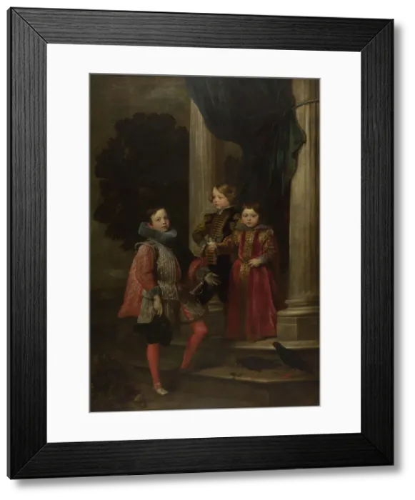 Framed Print : The Balbi Children, c. 1626. Artist: Dyck, Sir Anthonis, van (1599-1641) Framed Print : The Balbi Children, c. 1626. Artist: Dyck, Sir Anthonis, van (1599-1641)