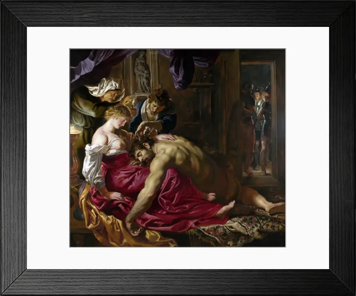 Framed Print : Samson and Delilah, c. 1610. Artist: Rubens, Pieter Paul (1577-1640) Framed Print : Samson and Delilah, c. 1610. Artist: Rubens, Pieter Paul (1577-1640)