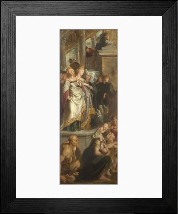 Framed Print : Three Female Witnesses. Sketch for High Altarpiece, St Bavo, Ghent, 1612. Artist: Rubens, Pieter Paul (1577-1640) Framed Print : Three Female Witnesses. Sketch for High Altarpiece, St Bavo, Ghent, 1612. Artist: Rubens, Pieter Paul (1577-1640)