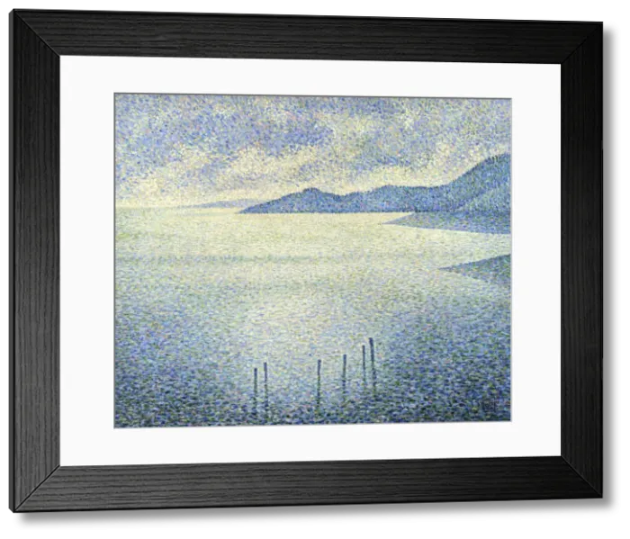 Framed Print : Coastal Scene, c. 1892-1893. Artist: Rysselberghe, Theo van (1862-1926) Framed Print : Coastal Scene, c. 1892-1893. Artist: Rysselberghe, Theo van (1862-1926)