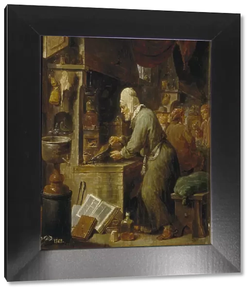 An Alchemist, 1631-1640. Artist: Teniers, David, the Younger (1610-1690)