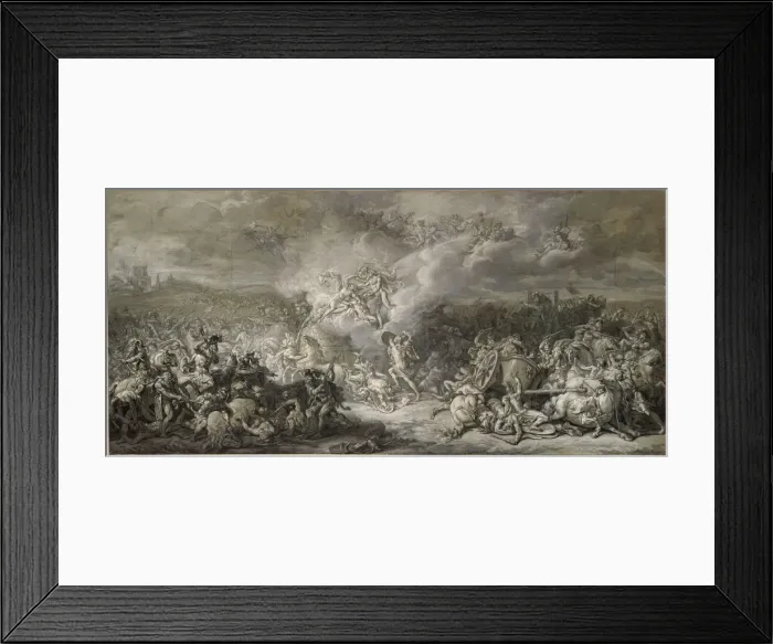 Framed Print : The Combat of Diomedes, 1776. Artist: David, Jacques Louis (1748-1825) Framed Print : The Combat of Diomedes, 1776. Artist: David, Jacques Louis (1748-1825)