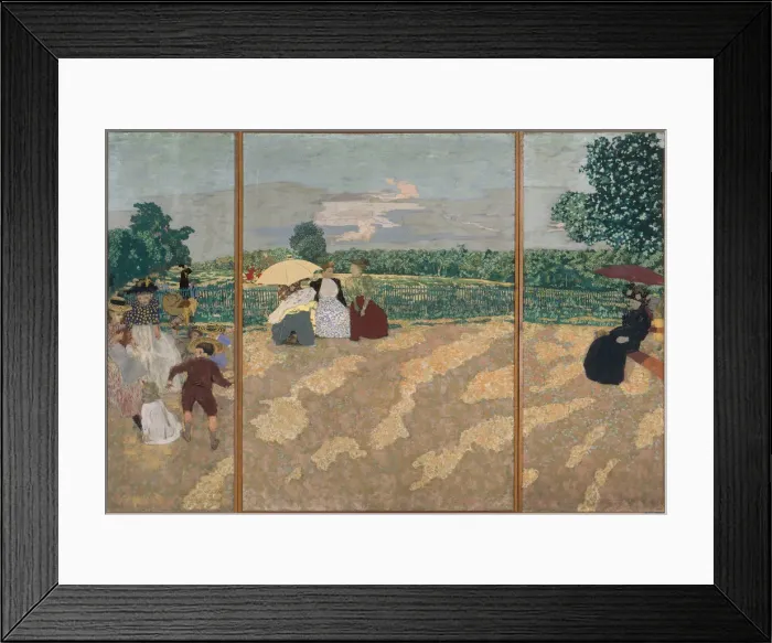 Framed Print : Public Gardens, 1894. Artist: Vuillard, Edouard (1868-1940) Framed Print : Public Gardens, 1894. Artist: Vuillard, Edouard (1868-1940)