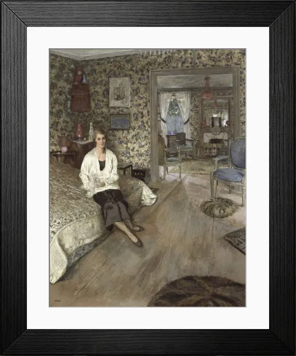 Framed Print : La comtesse Marie-Blanche de Polignac, 1928-1932. Artist: Vuillard, Edouard (1868-1940) Framed Print : La comtesse Marie-Blanche de Polignac, 1928-1932. Artist: Vuillard, Edouard (1868-1940)