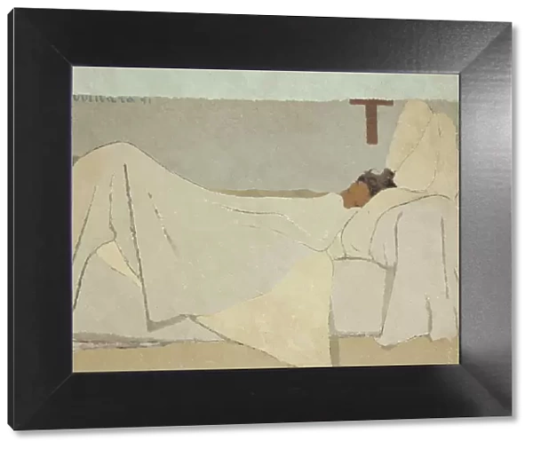Au lit (In Bed), 1891. Artist: Vuillard, Edouard (1868-1940)