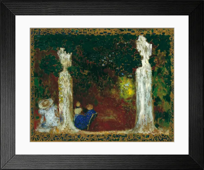 Framed Print : Beneath the Trees, 1897-1898. Artist: Vuillard, Edouard (1868-1940) Framed Print : Beneath the Trees, 1897-1898. Artist: Vuillard, Edouard (1868-1940)