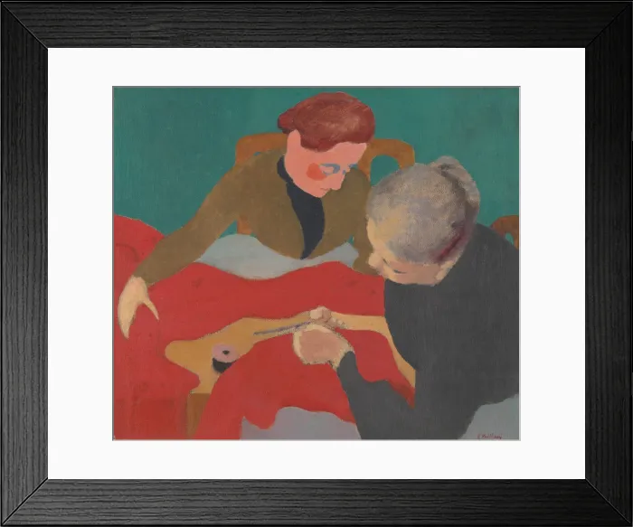Framed Print : Dressmakers, 1890s. Artist: Vuillard, Edouard (1868-1940)