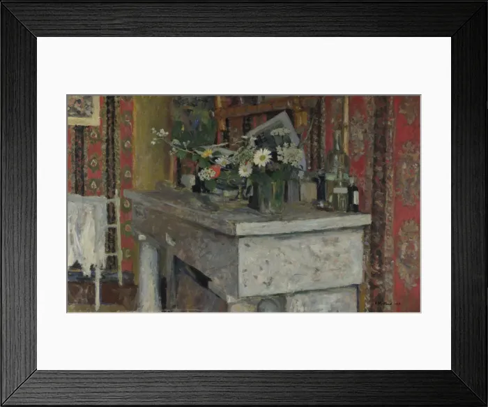 Framed Print : The Mantelpiece (La Cheminee), 1905. Artist: Vuillard, Edouard (1868-1940) Framed Print : The Mantelpiece (La Cheminee), 1905. Artist: Vuillard, Edouard (1868-1940)
