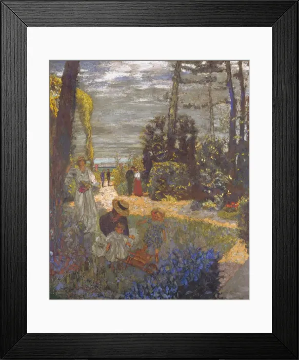 Framed Print : The Terrace at Vasouy, the Garden, 1901. Artist: Vuillard, Edouard (1868-1940) Framed Print : The Terrace at Vasouy, the Garden, 1901. Artist: Vuillard, Edouard (1868-1940)