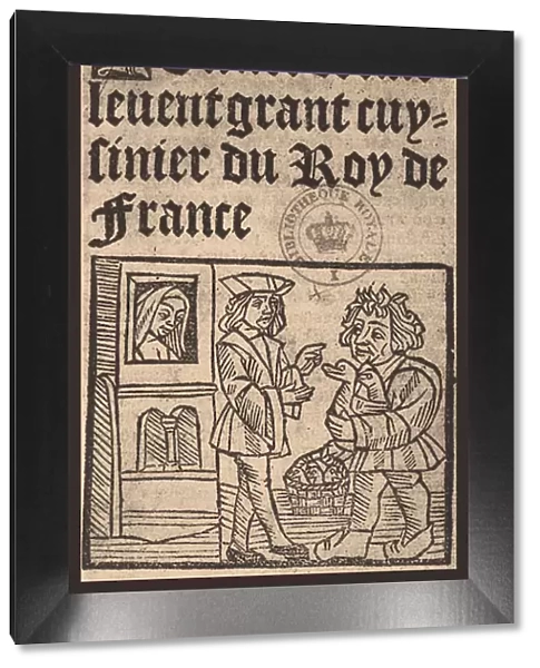 Guillaume Tirel, dit Taillevent (Le Viandier), 16th century. Artist: Anonymous