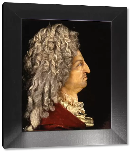 Louis XIV, King of France (1638-1715), ca 1705. Artist: Benoist, Antoine (1632-1717)