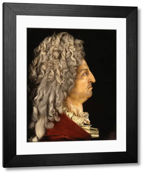 Framed Print : Louis XIV, King of France (1638-1715), ca 1705. Artist: Benoist, Antoine (1632-1717) Framed Print : Louis XIV, King of France (1638-1715), ca 1705. Artist: Benoist, Antoine (1632-1717)