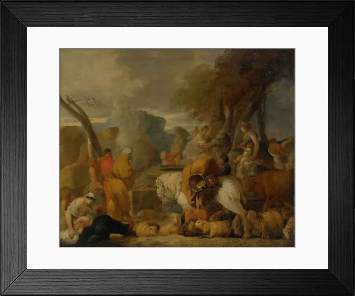 Framed Print : Abraham in Egypt. Artist: Bourdon, Sebastien (1616-1671) Framed Print : Abraham in Egypt. Artist: Bourdon, Sebastien (1616-1671)