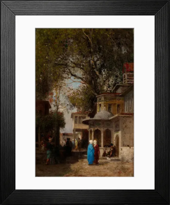 Framed Print : The Street, Second Half of the 19th cen Artist: Brest, Germain Fabius (1823-1900) Framed Print : The Street, Second Half of the 19th cen Artist: Brest, Germain Fabius (1823-1900)