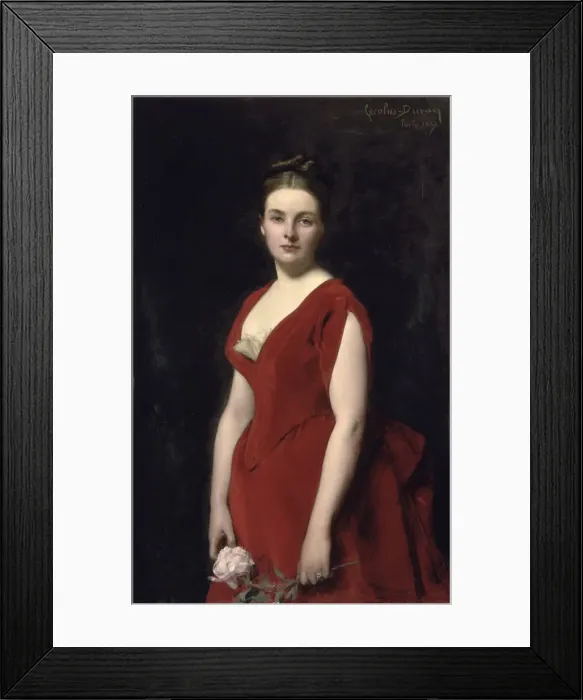 Framed Print : Portrait of Countess Anna Alexandrovna Obolenskaya (1861-1917), 1887. Artist: Carolus-Duran, Charles Emile Auguste (1837-1917) Framed Print : Portrait of Countess Anna Alexandrovna Obolenskaya (1861-1917), 1887. Artist: Carolus-Duran, Charles Emile Auguste (1837-1917)