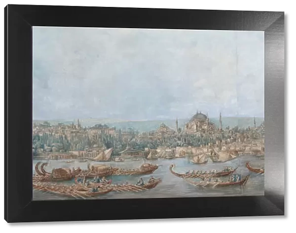 Panorama of Sarayburnu, Late 18th cent Artist: Cassas, Louis-Francois (1756-1827)