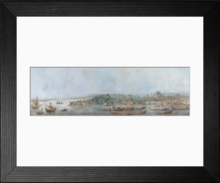 Framed Print : Panorama of Sarayburnu, Late 18th cent Artist: Cassas, Louis-Francois (1756-1827) Framed Print : Panorama of Sarayburnu, Late 18th cent Artist: Cassas, Louis-Francois (1756-1827)