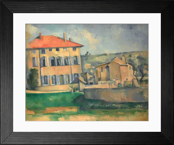 Framed Print : House in Aix, 1885-1887. Artist: Cezanne, Paul (1839-1906) Framed Print : House in Aix, 1885-1887. Artist: Cezanne, Paul (1839-1906)