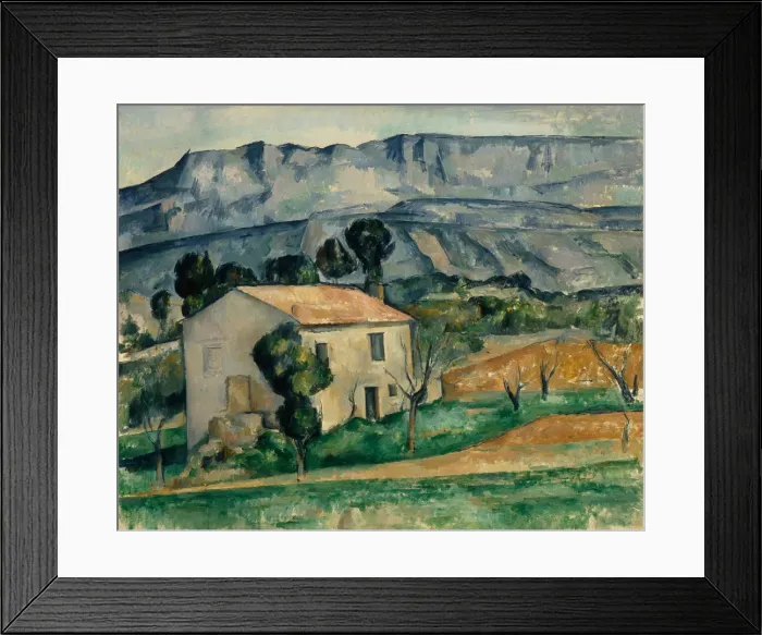 Framed Print : House in Provence, 1886-1890. Artist: Cezanne, Paul (1839-1906) Framed Print : House in Provence, 1886-1890. Artist: Cezanne, Paul (1839-1906)